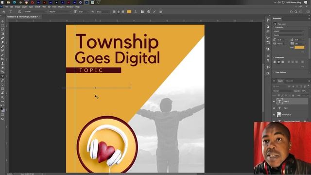 Free PSD Customizable Zoom Meeting Poster Design Template | Photoshop Tutorial смотреть онлайн