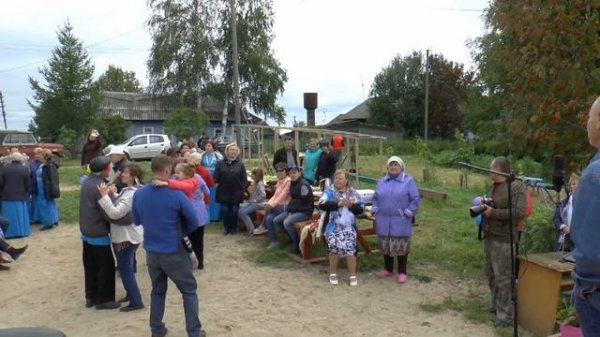 д.Чублак,Коношского района празднует СМОЛЕНСКУЮ.  2019г.