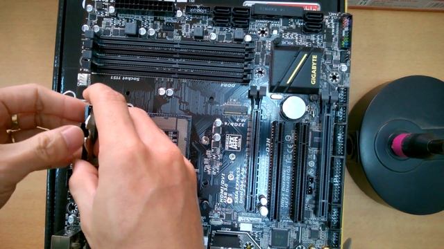 Unboxing Core I3 6100, Ram G Skill 8GB Ripjaws And Install To B150M D3H DDR4 Motherboard