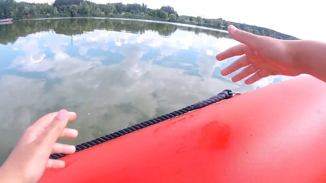 Счастье есть - Прыгаю с лодки! Поймал ОГРОМНОГО ОКУНЯ! Ем бутеры! смотреть онлайн