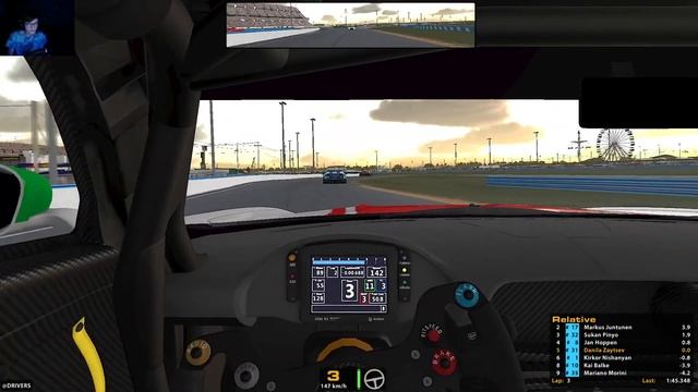 IMSA Daytona+Mersedes AMG GT3 | Стрим с вебкой и с рулём | iRacing смотреть онлайн