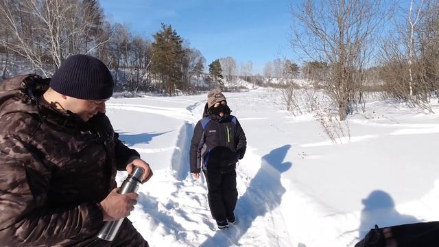 Катка до озера Глубокое//Уронил снегоход//18.02.23