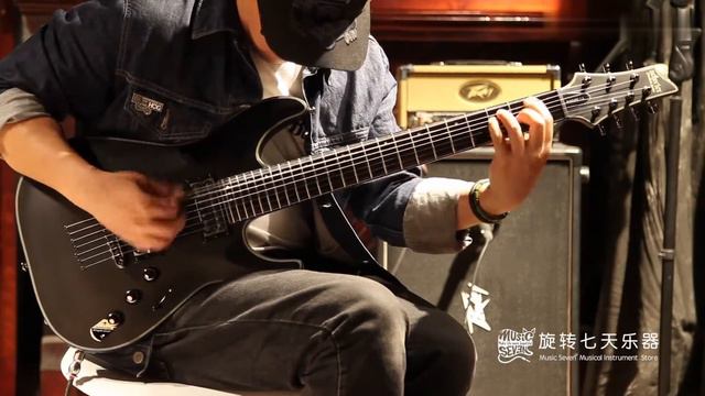 Schecter BlackJack SLS C-7P SBK | No Talking смотреть онлайн