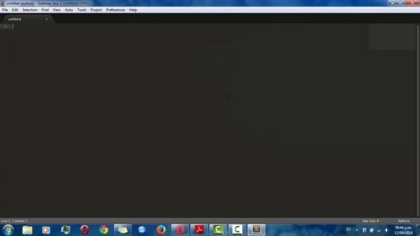 Create a python project and run it inside an IDE