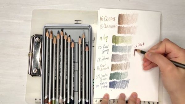 Обзор карандашей Derwent Graphitint