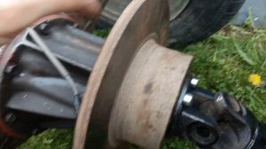 Как прикрутить кардан к тормозному диску (МиниТрактор 4х4 переломка)