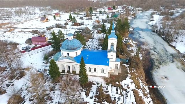 Успенская церковь в деревне Погост-Саблё смотреть онлайн
