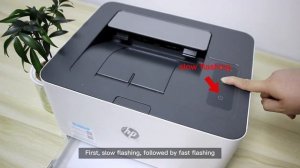 How to print "supplies test page" on a HP 150a printer without a display screen#chips #hp #printer