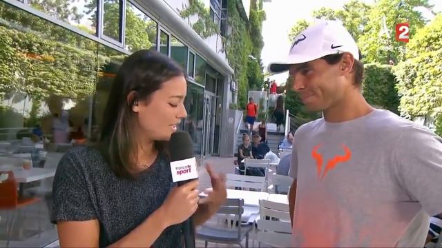 Rafael Nadal's interview with Alize Lim at RG, 5 June 2017 смотреть онлайн