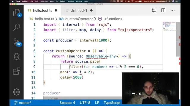 RxJs & Reactive Programming - Part 7 - Easy Custom Operators смотреть онлайн