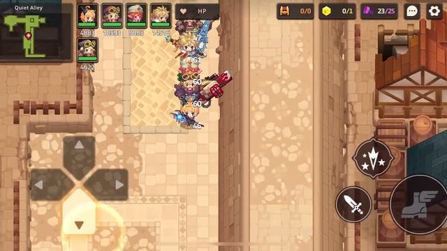 World 2-5 Teatan Kingdom (Nightmare) 3 Stars - Guardian Tales смотреть онлайн