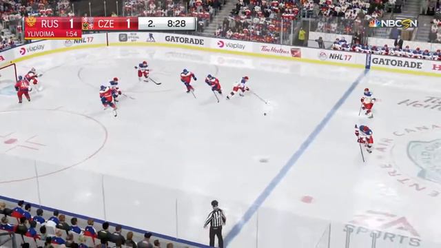 NHL 17 Euro Hockey Tour | RUS - CZE смотреть онлайн