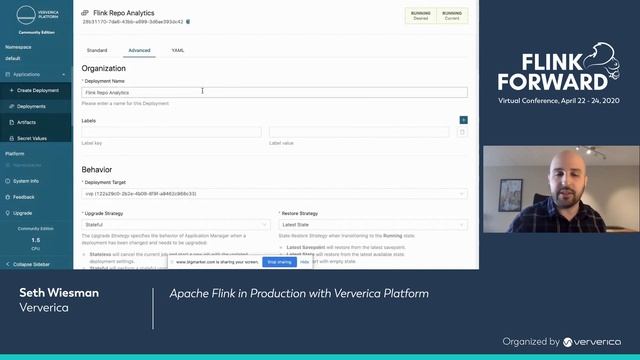 Apache Flink in Production with Ververica Platform - Seth Wiesman смотреть онлайн