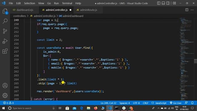 How to Create Custom Pagination and Search in Node JS, Express JS, and MongoDB in Hindi смотреть онлайн