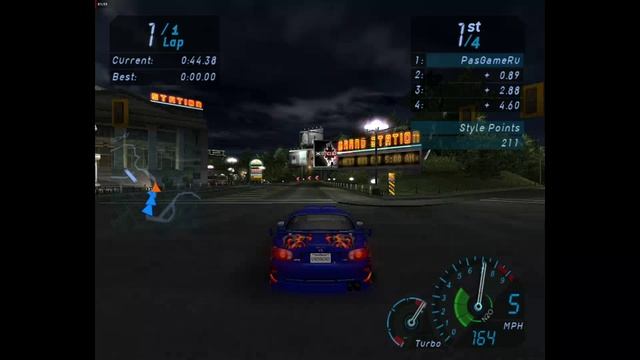 NFS Underground - Гонка 94 - Sprint - 7th and Sparling (без комментариев) смотреть онлайн