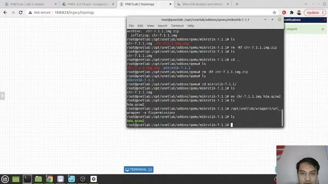 Membangun LAB Jaringan Virtual menggunakan PNET LAB dan Mikrotik RouterOS Version 7 смотреть онлайн