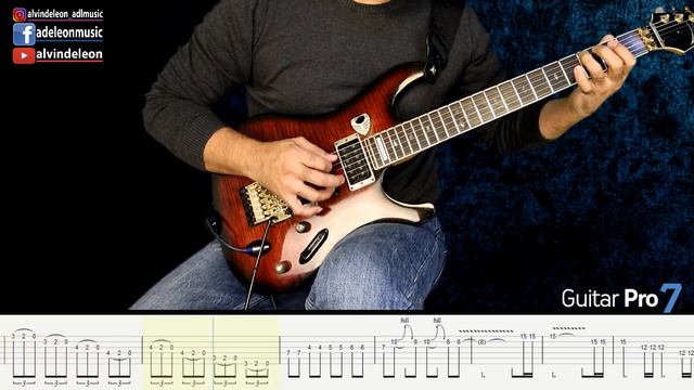 POISON | TALK DIRTY TO ME SOLO with GUITAR PRO 7 TABS and BACKING TRACK | ALVIN DE LEON (2019) смотреть онлайн
