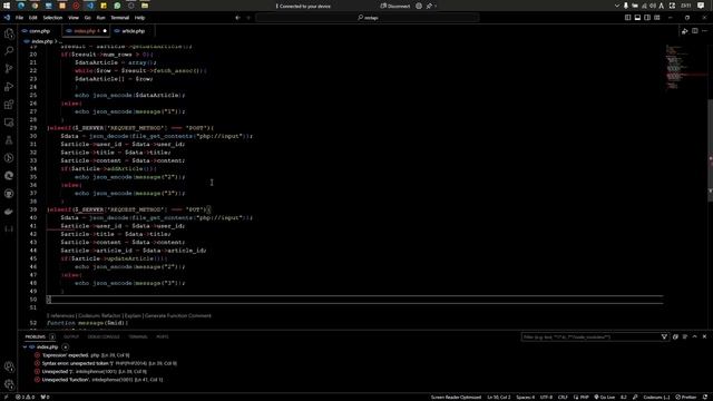 REST API with PHP | Task #13 смотреть онлайн