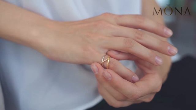 Кольцо «Тринити» тройное в позолоте смотреть онлайн