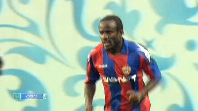 Первый гол Сейду Думбия за ЦСКА | Seydou Doumbia first goal for CSKA Moscow смотреть онлайн