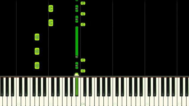 YOSHI´S ISLAND THEME - EASY Piano Tutorial смотреть онлайн