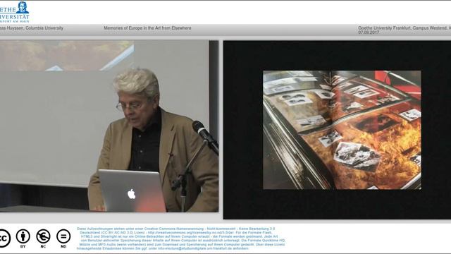 Andreas Huyssen - "Memories of Europe in the Art from Elsewhere" смотреть онлайн