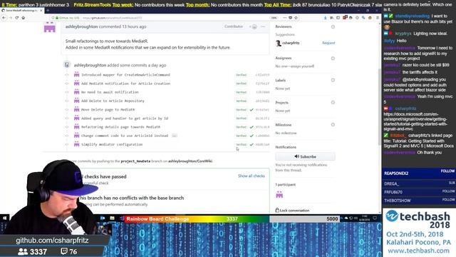 August 28, 2018 - Birthday Stream - Pull Requests, SASS, and CoreWiki coding! | C# | ASP.NET Core смотреть онлайн