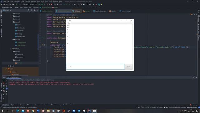 Курс 2. Урок 8. Сетевой чат. Часть 2 смотреть онлайн