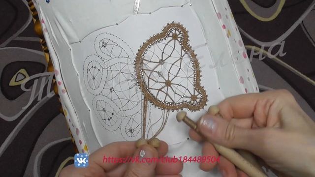 Сувенир Мишка (решётка) #кружевныеуроки #кружево #ElenaTiunova смотреть онлайн