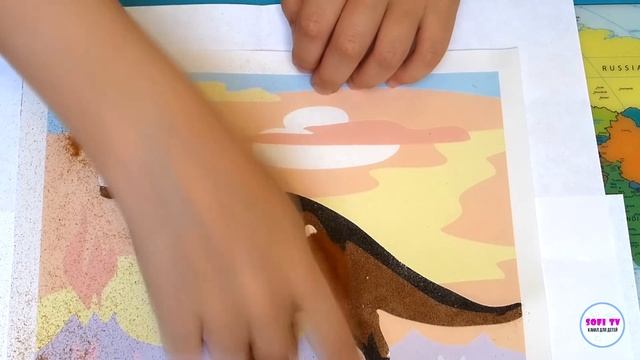 Фреска из песка для детей Lori. Обзор картины из песка для детского творчества смотреть онлайн