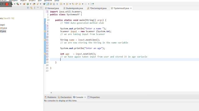 Java (Eclipse) System.out.printf. Output statement смотреть онлайн