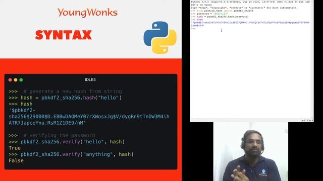 Hashing and Verification of Passwords with Python and Passlib смотреть онлайн