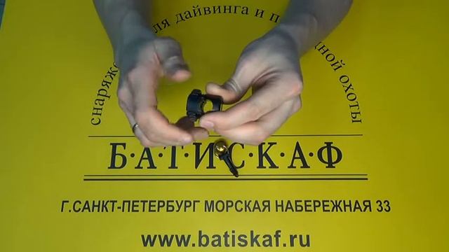 Держатель октопуса магнитный с карабином в виде баллона Saekodive смотреть онлайн