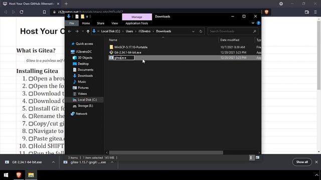 Host Your Own GitHub Alternative with Gitea on Windows смотреть онлайн