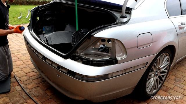 BMW E65 E66 7 SERIES REAR BUMPER & TAILIGHTS REMOVAL REPLACEMENT смотреть онлайн