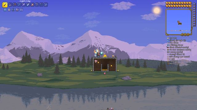 How To Find An Ice Blade, 6 Life Crystals And An Ice Mirror In Terraria PC 1.4.3.6 смотреть онлайн