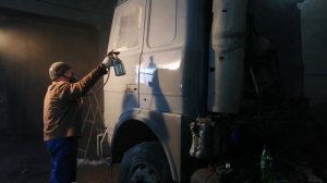 Ремонт кабины МАЗ. Часть-2, покраска.