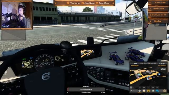 СПОКОЙНОЕ ДВИЖЕНИЕ В КОНВОЕ ?Euro Truck Simulator 2?собираю в кОНВОЙ смотреть онлайн
