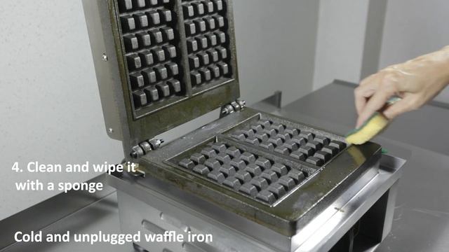 Cast-iron waffle maker - Cleaning - Roller Grill смотреть онлайн
