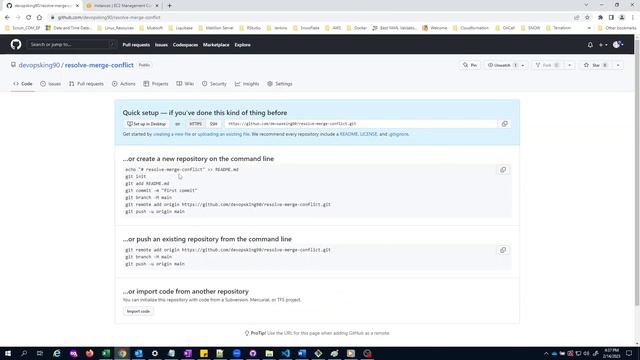 How to handle a merge conflict in Git?? Git and GitHub for Beginners(VI) смотреть онлайн