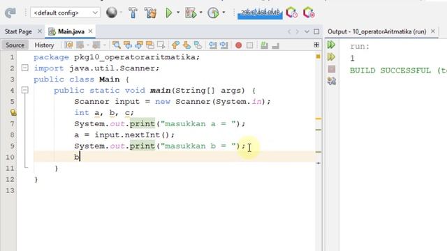 Java 10 - Operator Aritmatika pada Pemrograman Java - Tutorial Java Netbeans Indonesia смотреть онлайн