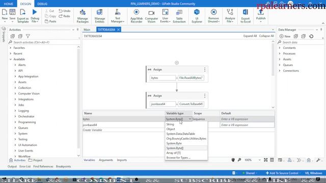 How to convert text file to base64 string? | RPA UiPath Tutorials смотреть онлайн