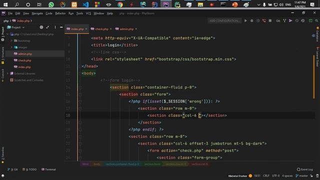 part37 make login by session in the php смотреть онлайн