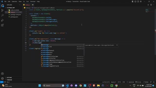Discord.JS #2 | Setting up VS Code and our First Command смотреть онлайн