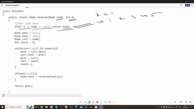 #23 POTD gfg, Reverse a Linked List in groups of given size solution | Puneet Kumar IIITD смотреть онлайн