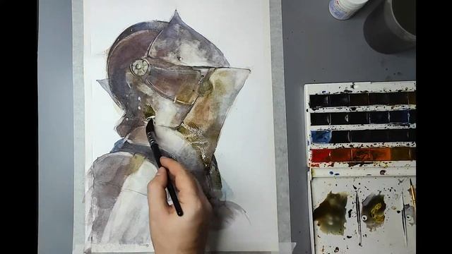 Рисуем Рыцаря, Рисуем акварелью, Рисуем Вместе смотреть онлайн