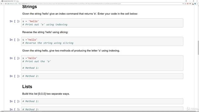 23 Python Objects and Data Structures Assessment Test Overview - Python Bootcamp смотреть онлайн