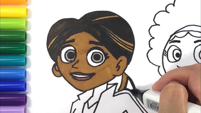 Wild Kratts Drawing and Coloring Aviva and Koki | Learn How to Draw with Luna Toy Art смотреть онлайн