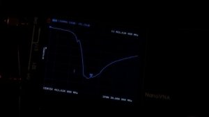 NanoVNA настройка дуплексера (полосового фильтра)