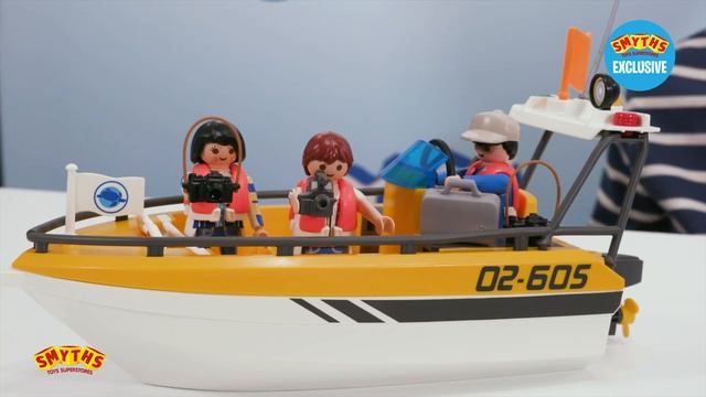 Playmobil City Action Floating Whale Watching Set - Smyths Toys смотреть онлайн